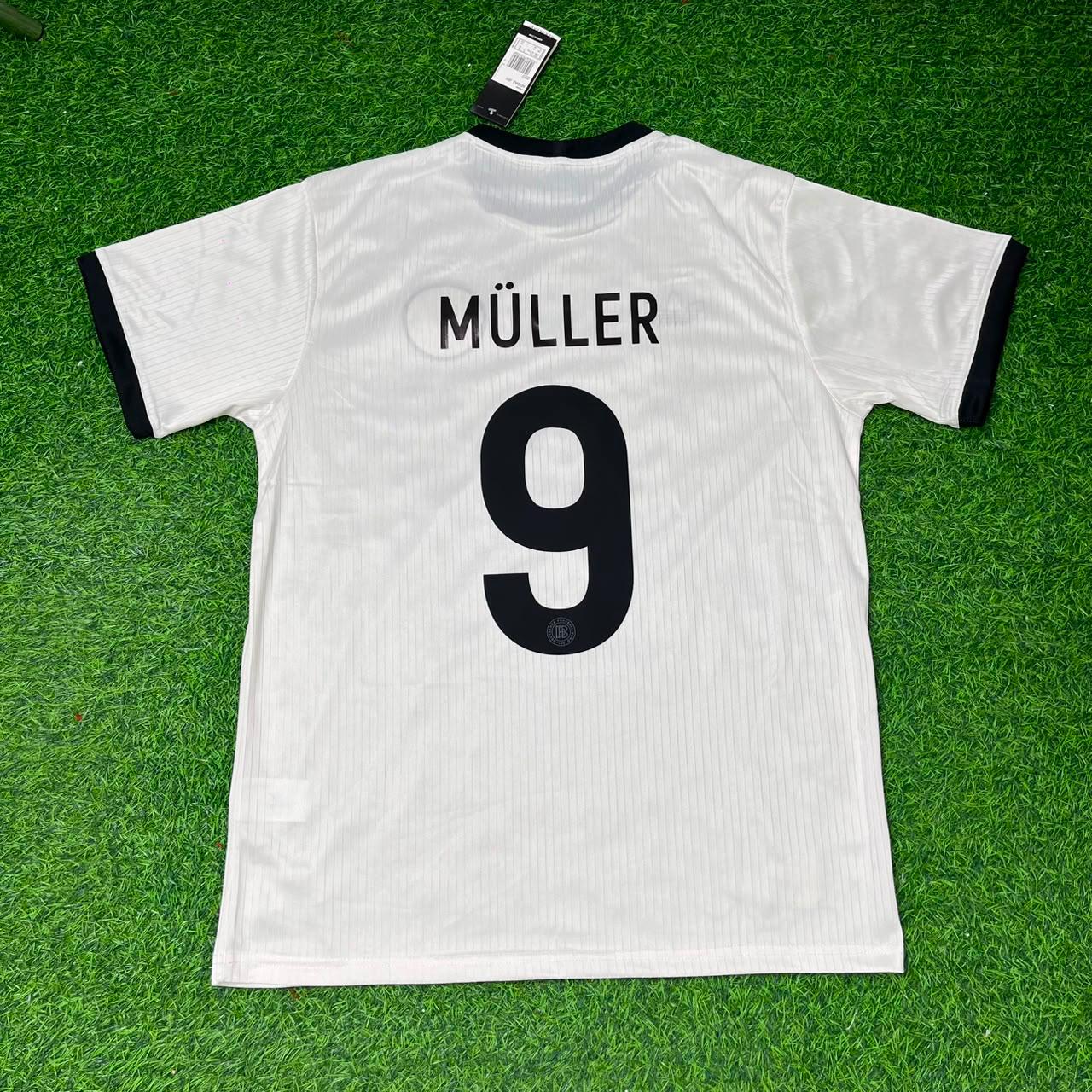 Gerd Müller Deutschland 125 Jahre Sonderedition Germany Weißes Fußballtrikot