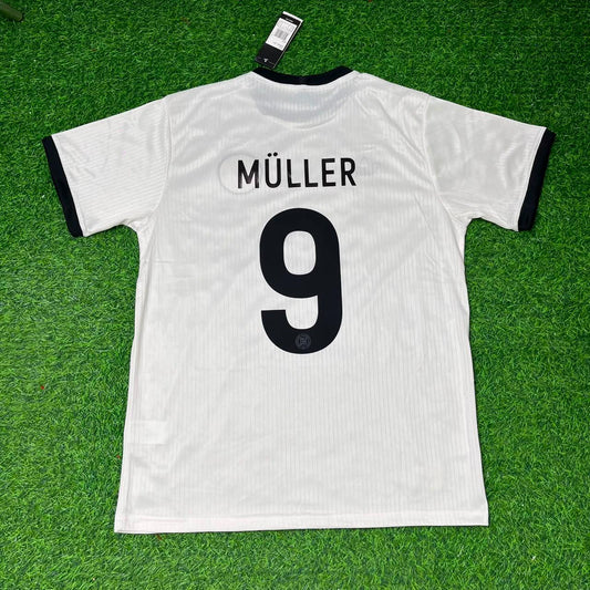 Gerd Müller Deutschland 125 Jahre Sonderedition Germany Weißes Fußballtrikot