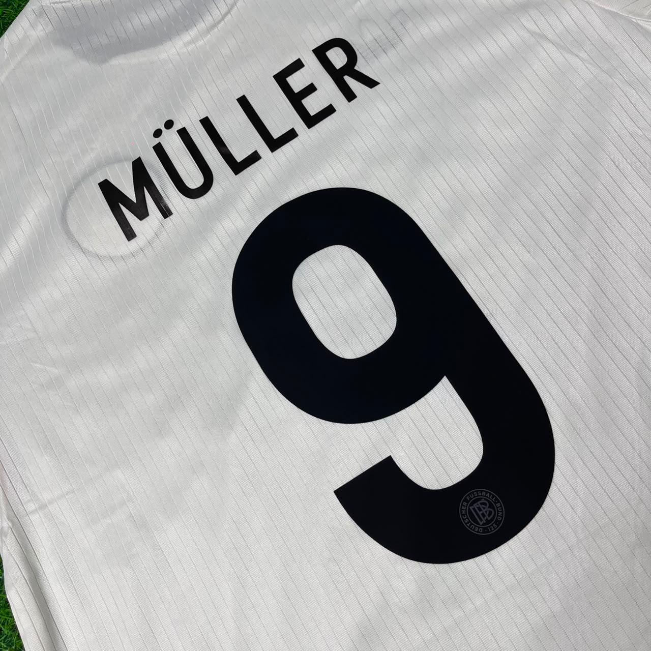 Gerd Müller Deutschland 125 Jahre Sonderedition Germany Weißes Fußballtrikot