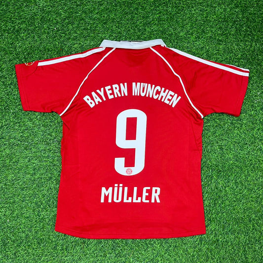 Gerd Müller Bayern Munich Retro Red Retro Football Jersey Kit