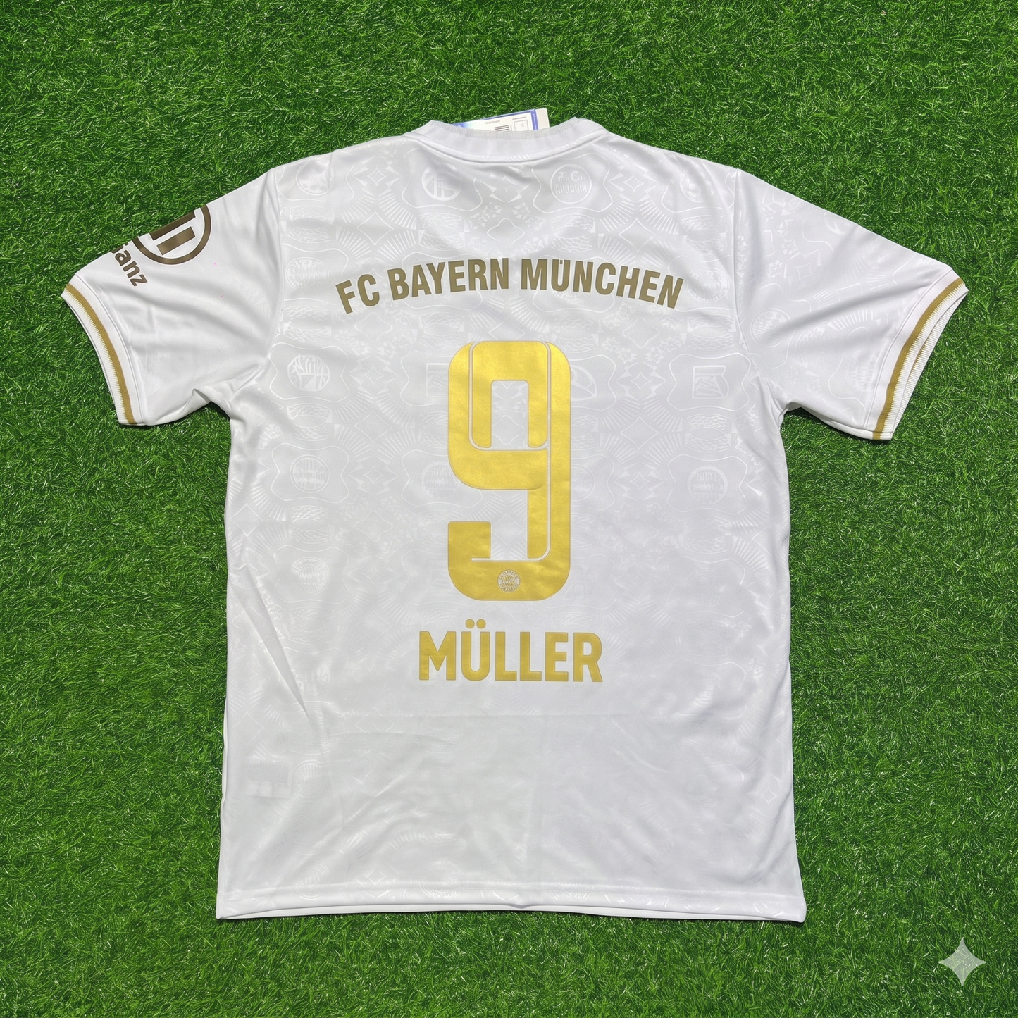 Gerd Müller #9 FC Bayern München 125 Years Anniversary Special-Edition White Jersey