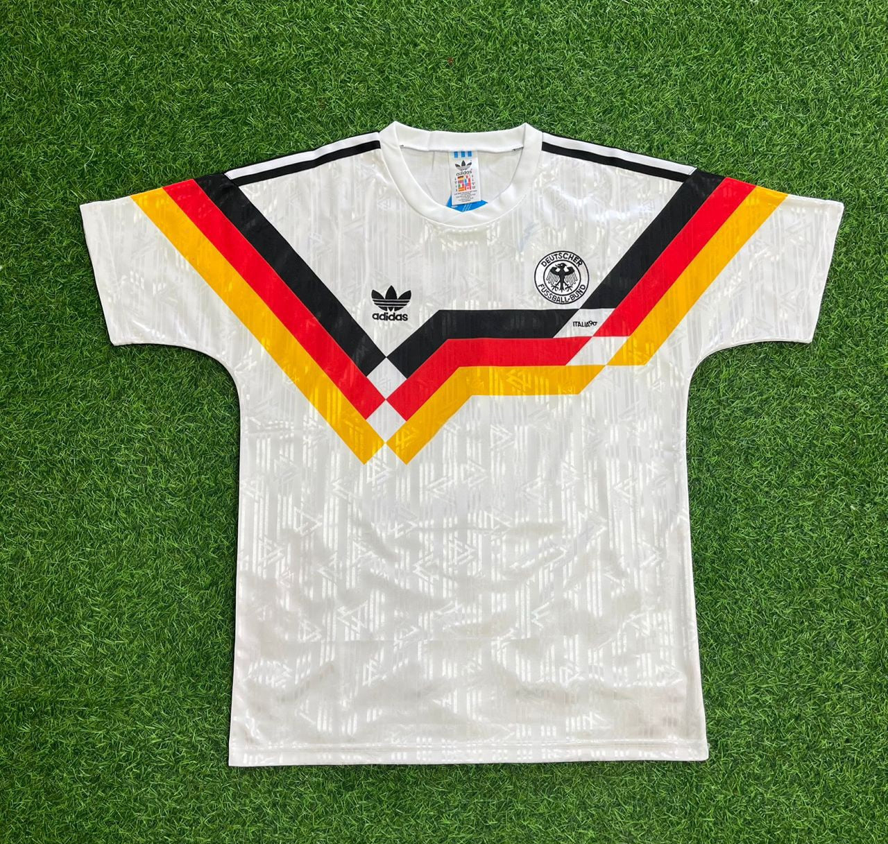 Thomas Berthold Germany 1990 World Cup Retro Football Jersey Kit