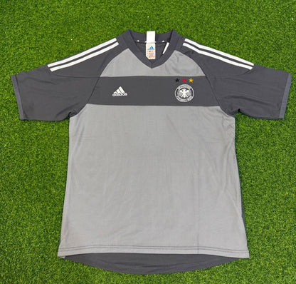 Bernd Schneider Germany 2002 World Cup Gray Special Retro Football Jersey