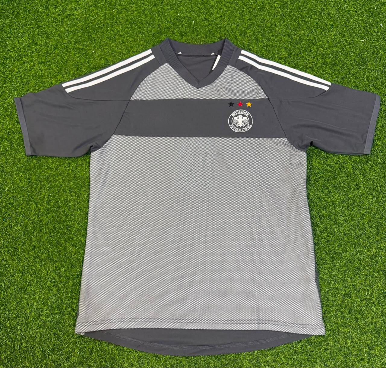 Germany 2002 World Cup Gray Special Retro Football Jersey