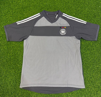 Germany 2002 World Cup Gray Special Retro Football Jersey