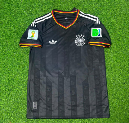 Thomas Müller Germany 2014 World Cup Special Edition Black Retro Football Jersey