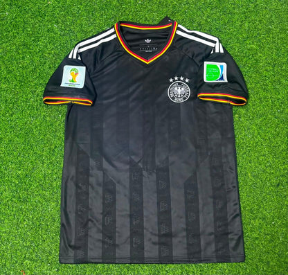 Germany 2014 World Cup Special Edition Black Retro Football Jersey