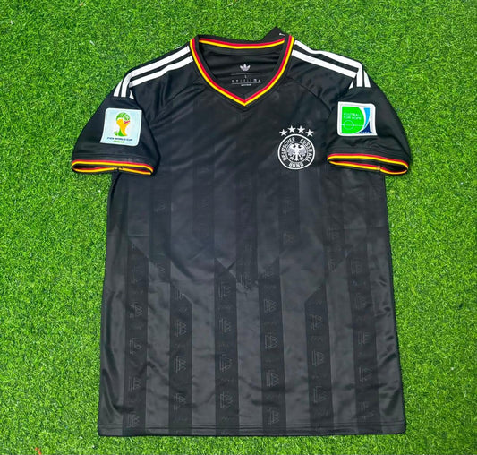 Germany 2014 World Cup Special Edition Black Retro Football Jersey