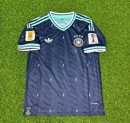 David Raum #22 Germany 2026 World Cup Golden Patch Football Jersey