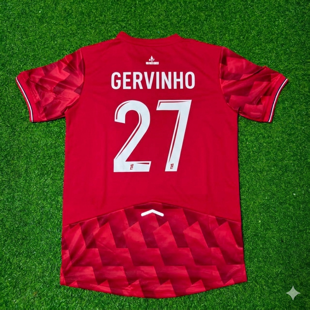 Gervinho #27 LOSC Lille Home Football Retro Jersey
