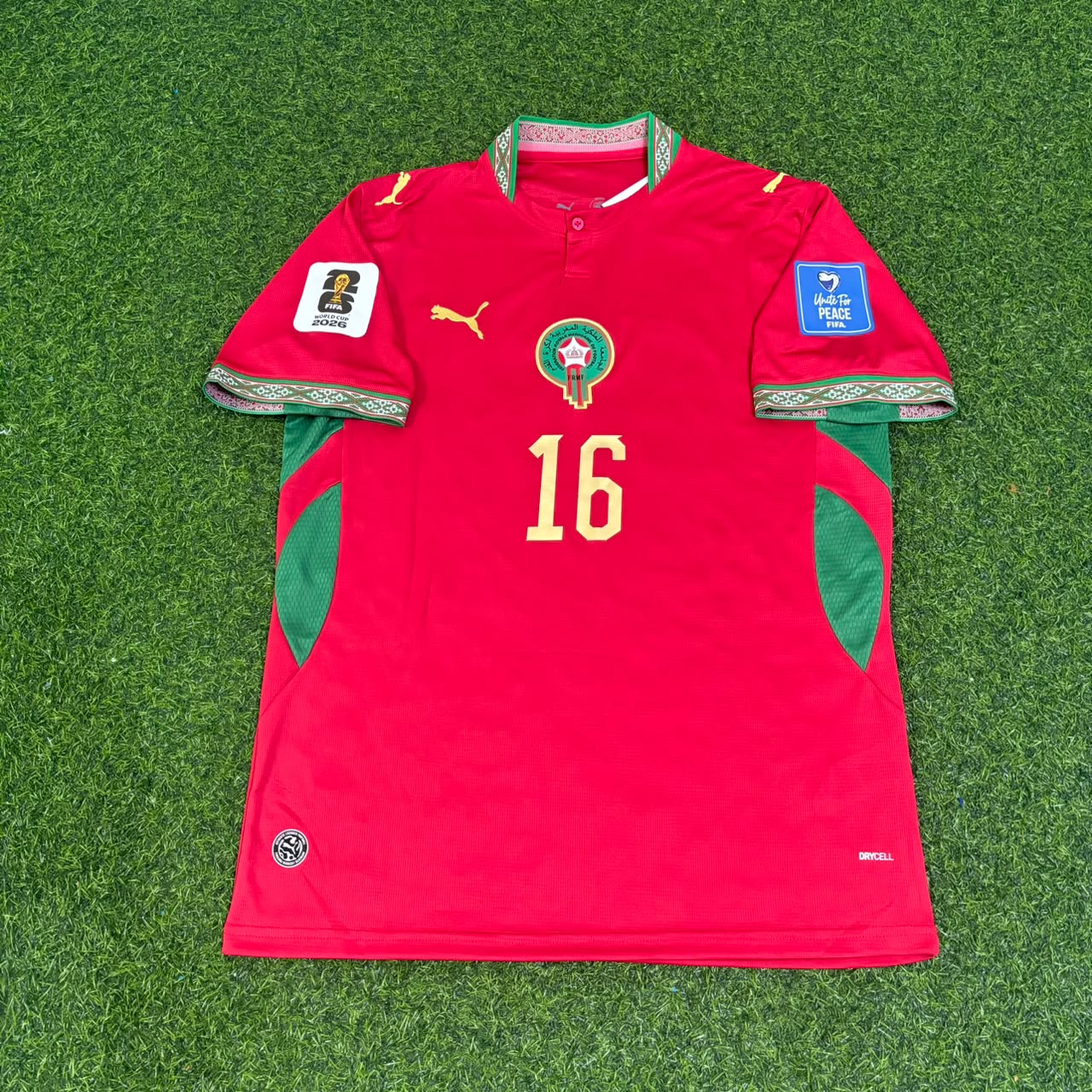 Gessime Yassine Morocco 2026 World Cup Home Red Football Jersey