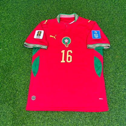 Gessime Yassine Morocco 2026 World Cup Home Red Football Jersey