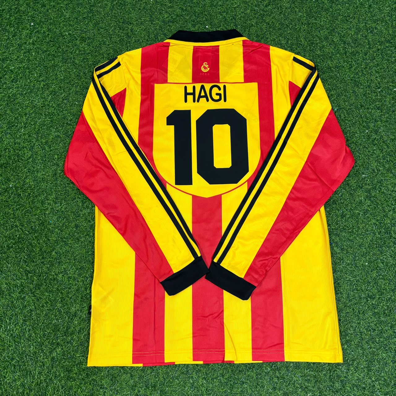 Gheorghe Hagi Galatasaray 1999-2000 Long Sleeve Retro Football Jersey
