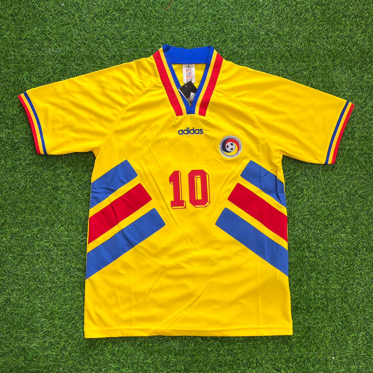 Gheorghe Hagi Romania Retro 1994 Jersey Maillot Trikot Camiseta
