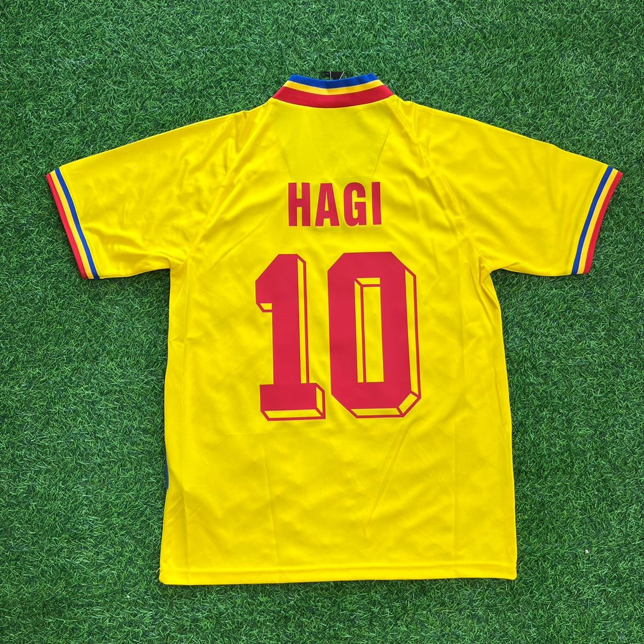 Gheorghe Hagi Romania Retro 1994 Jersey Maillot Trikot Camiseta