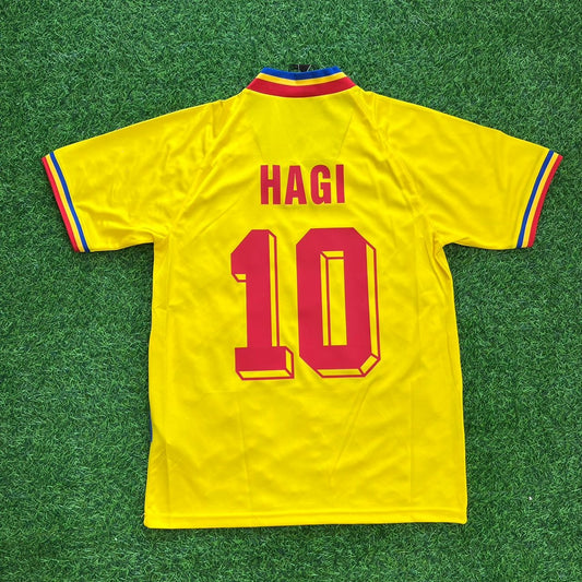 Gheorghe Hagi Romania Retro 1994 Jersey Maillot Trikot Camiseta