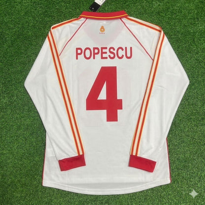 Gheorghe Popescu Galatasaray UEFA 2000 Final Retro Football Jersey Kit