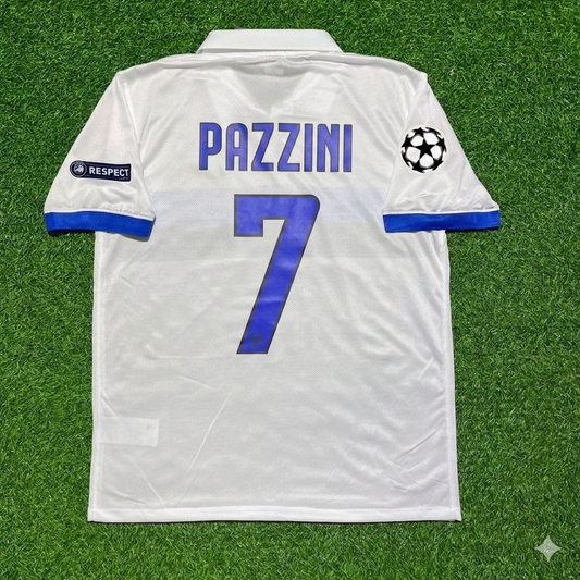 Giampaolo Pazzini Inter 2009/2010 White Retro Football Jersey