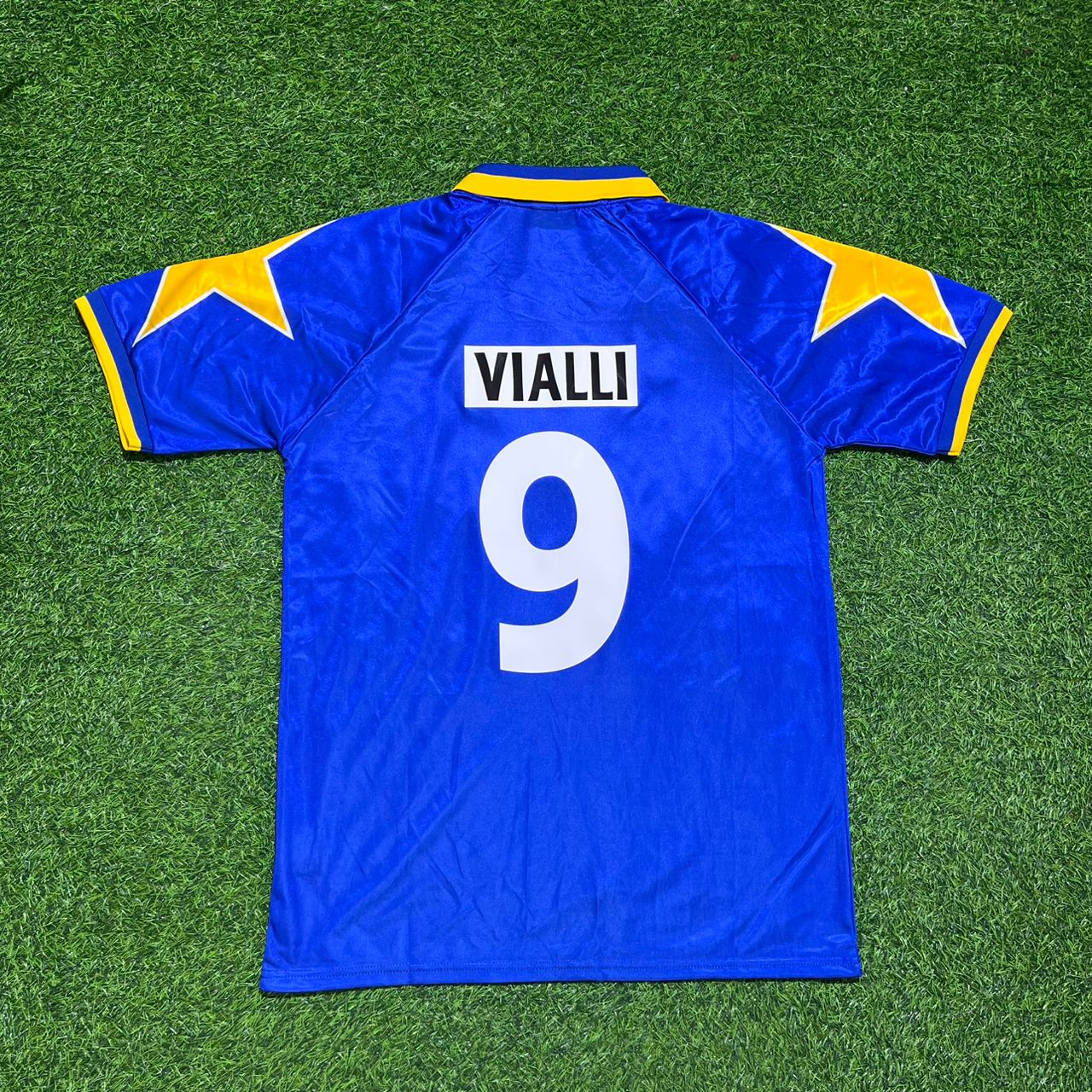 Gianluca Vialli 9 – Juventus 1995–1997 Retro Kit Jersey – | Trikot | Maillot