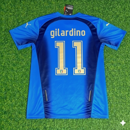 Alberto Gilardino 11  - Italy 2006 World Cup Final Retro Jersey Maillot Trikot Maglia Soccer Shirt