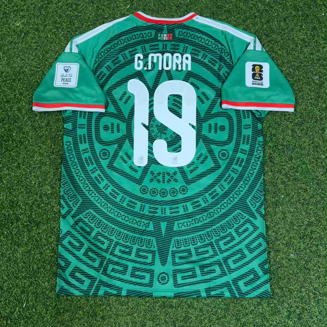 Gilberto Mora Mexico 2026 World Cup Home Green Football Jersey