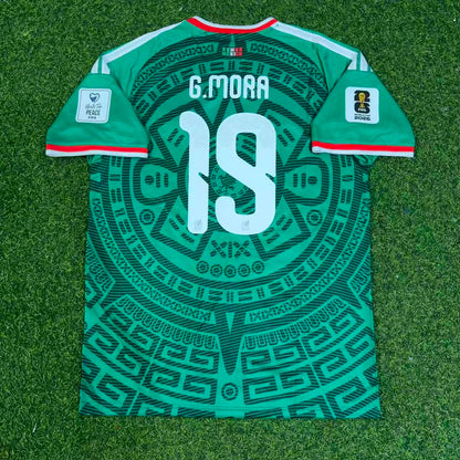 Gilberto Mora Mexico 2026 World Cup Home Green Football Jersey
