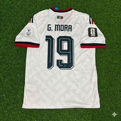 Gilberto Mora Mexico 2026 World Cup Home White Football Jersey
