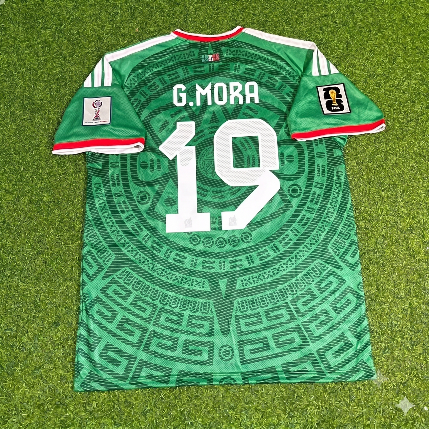 Gilberto Mora Mexico 2026 World Cup Home Green Football Jersey