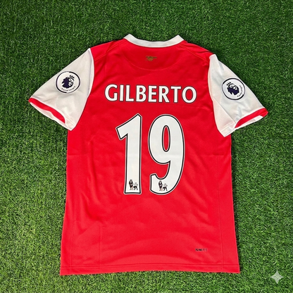 Gilberto Silva #19 Arsenal 2006/2008 Season Retro Trikot Jersey
