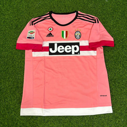 Giorgio Chiellini Juventus Retro Pink 2015-2016 Jersey Trikot