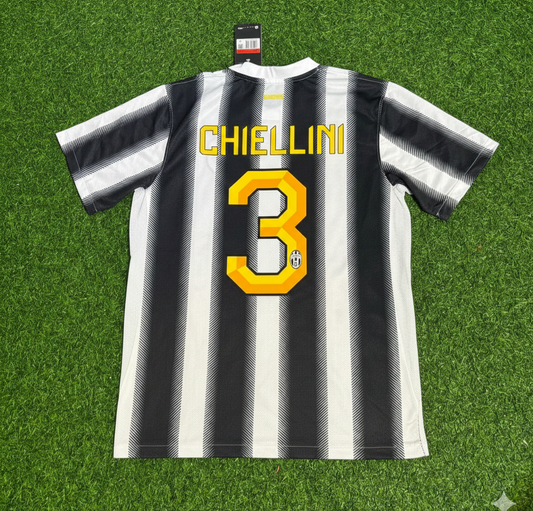 Giorgio Chiellini Juventus Home 2011 2012 Season Retro Jersey Trikot