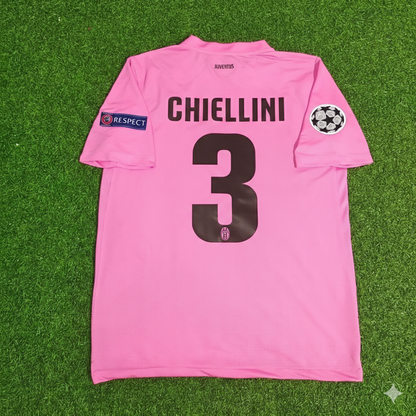 Giorgio Chiellini Juventus Pink 2012 2013 Saison Retro-Trikot Fußballtrikot
