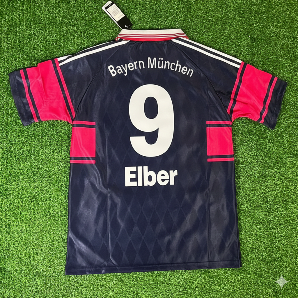 Giovane Elber 9 Bayern München Retro 1997/99 Trikot Trikot