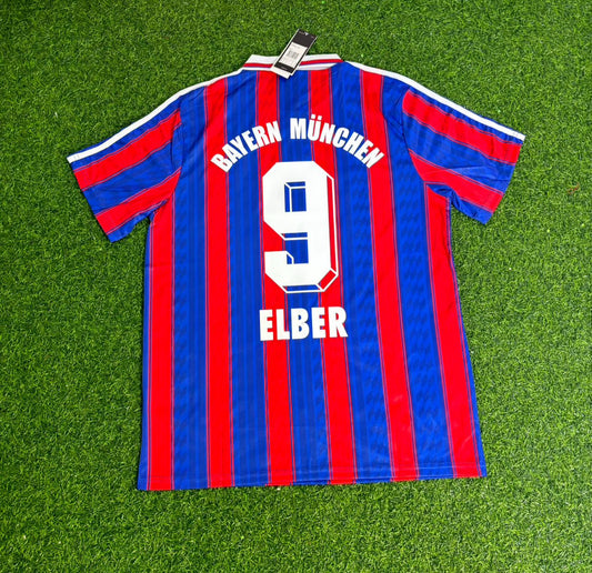 Giovane Elber Bayern Munich Retro Football Jersey Kit