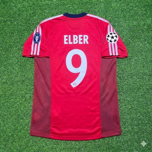 Giovane Elber Bayern München 2002/2003 Season Home Red Retro Jersey