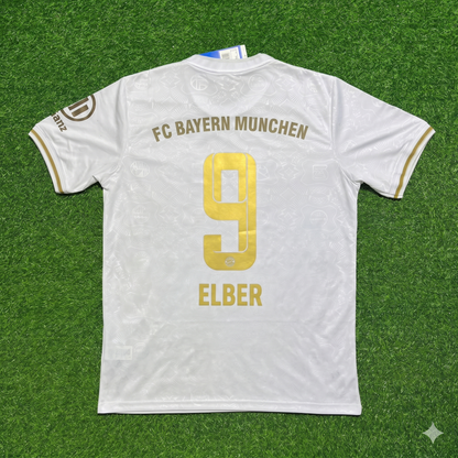 Giovane Elber #9 FC Bayern München 125 Years Anniversary Special-Edition White Jersey