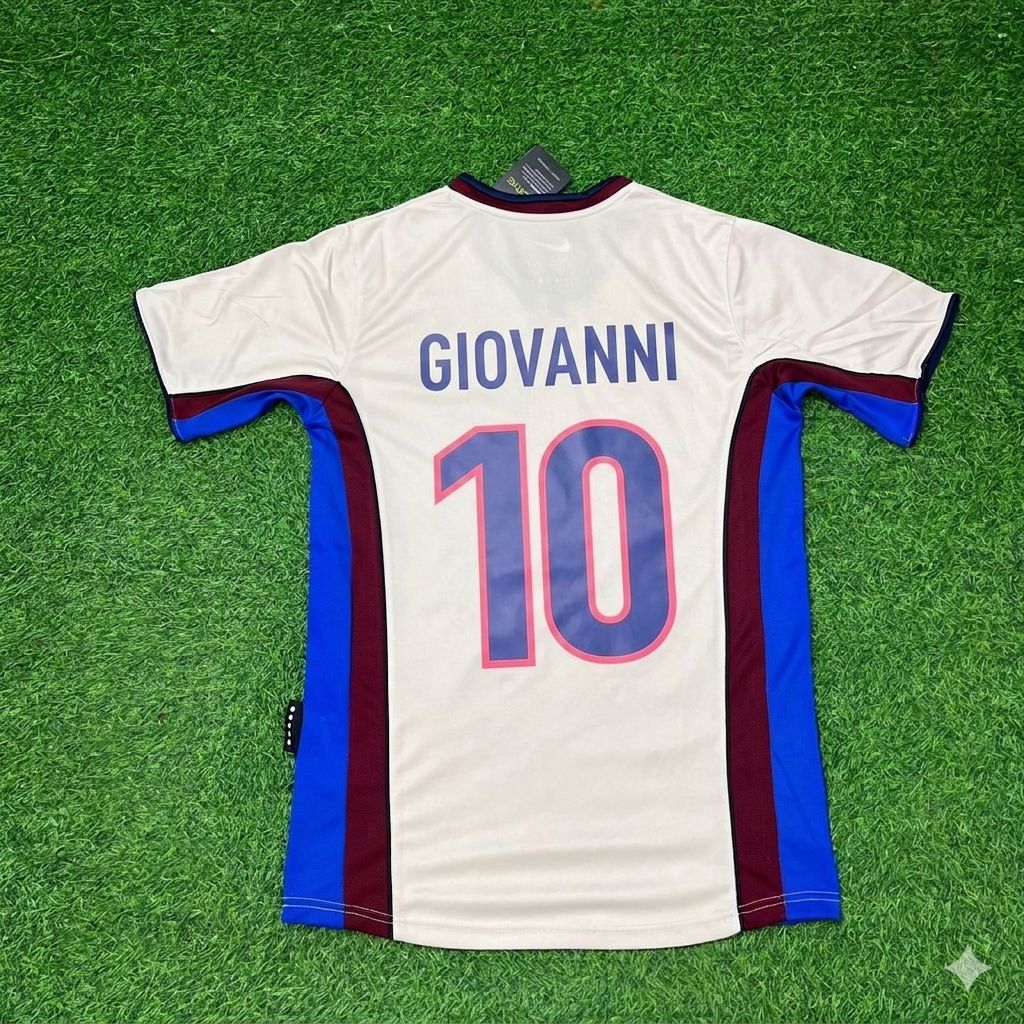 Giovanni Barcelona 98/99 Retro Jersey Maillot Trikot Maglia
