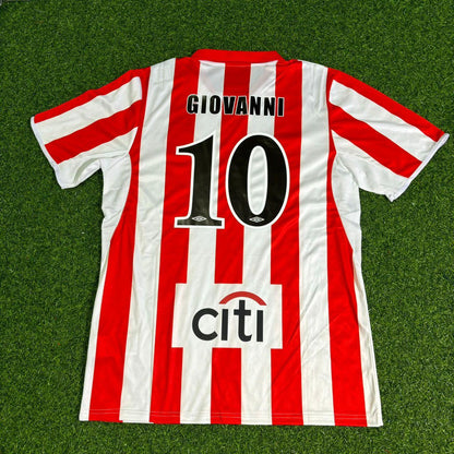 Giovanni Silva de Oliveira Olympiacos 2004-2005 Retro Home Football Jersey