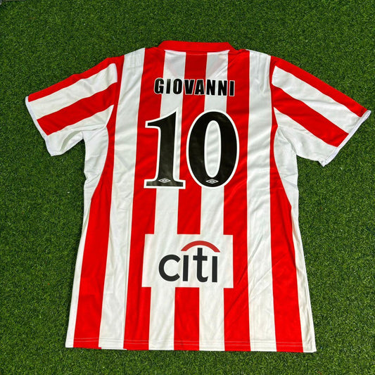 Giovanni Silva de Oliveira Olympiacos 2004-2005 Retro Home Football Jersey