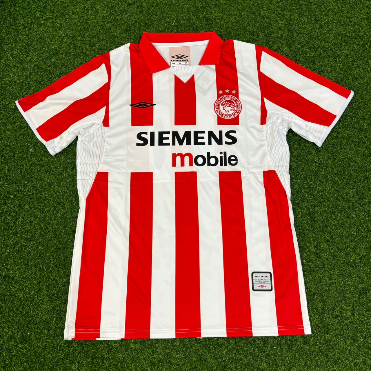 Giovanni Silva de Oliveira Olympiacos 2004-2005 Retro Home Football Jersey