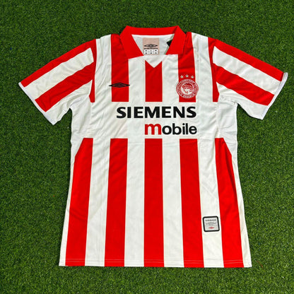 Giovanni Silva de Oliveira Olympiacos 2004-2005 Retro Home Football Jersey