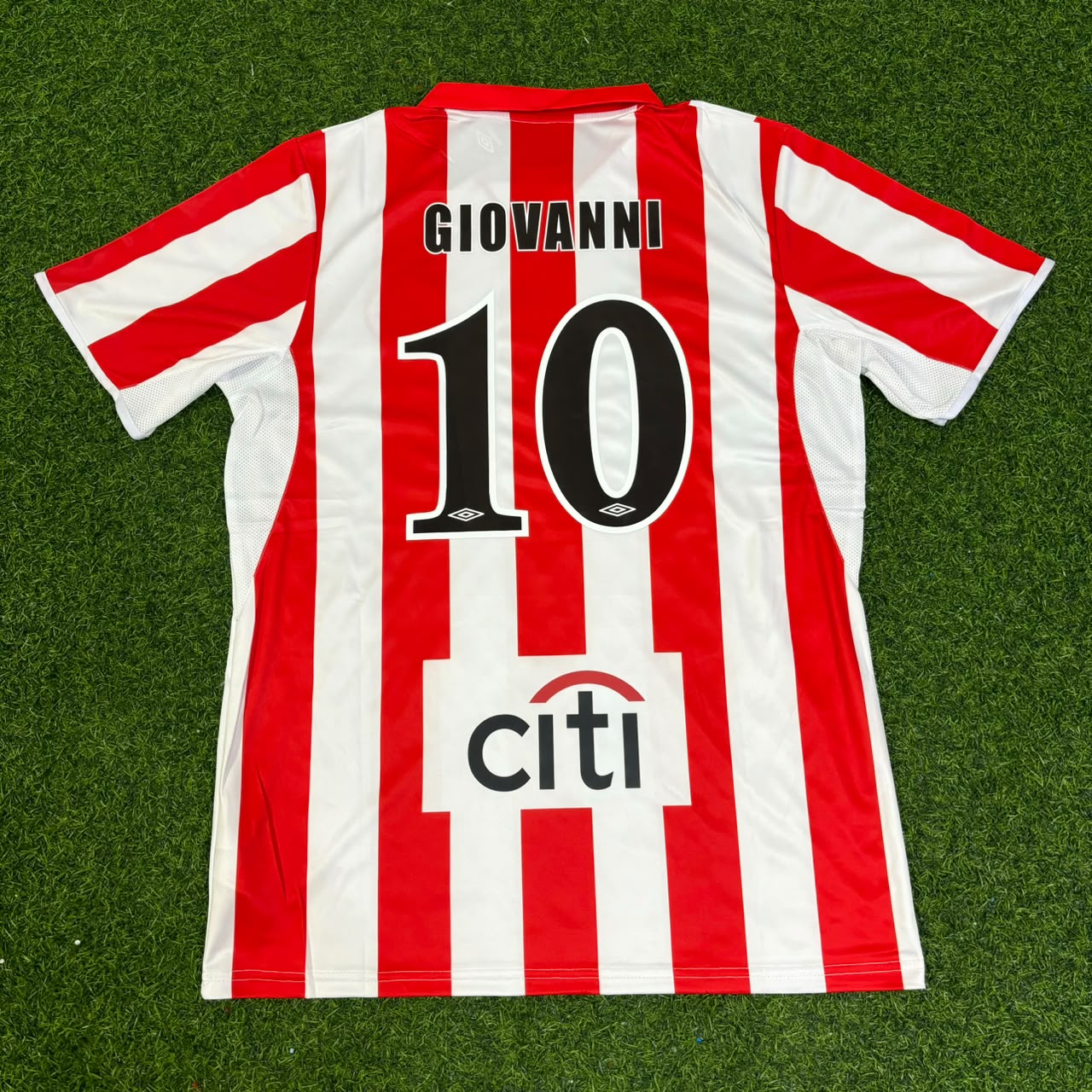 Giovanni Silva de Oliveira Olympiacos 2004-2005 Retro Home Football Jersey