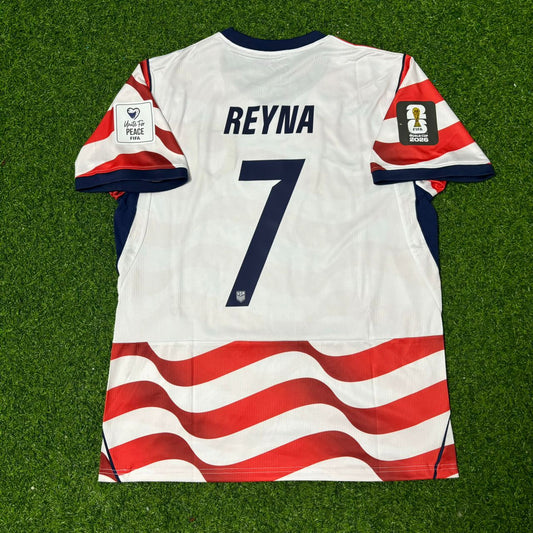 Giovanni Reyna 7- USA 2026 World Cup Home Football Jersey