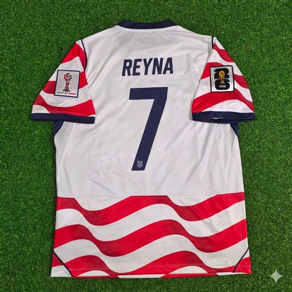 Giovanni Reyna 7- USA 2026 World Cup Home Football Jersey