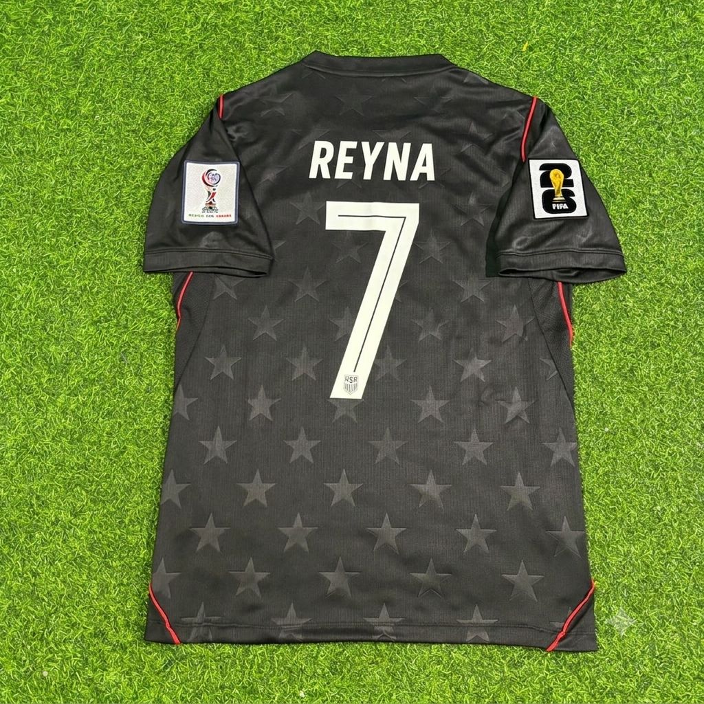 Giovanni Reyna USA 2026 World Cup Black Football Jersey
