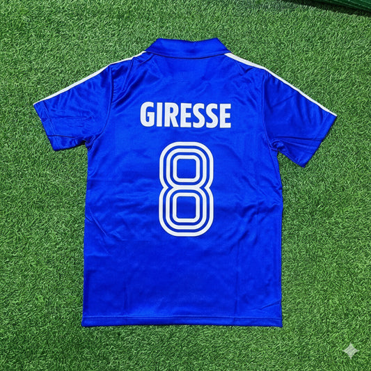 Alain Giresse  France 1982 World Cup Retro Football Jersey Retro Trikot