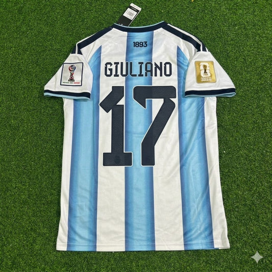 Giuliano Simeone Argentina 2026 World Cup Football Jersey Kit