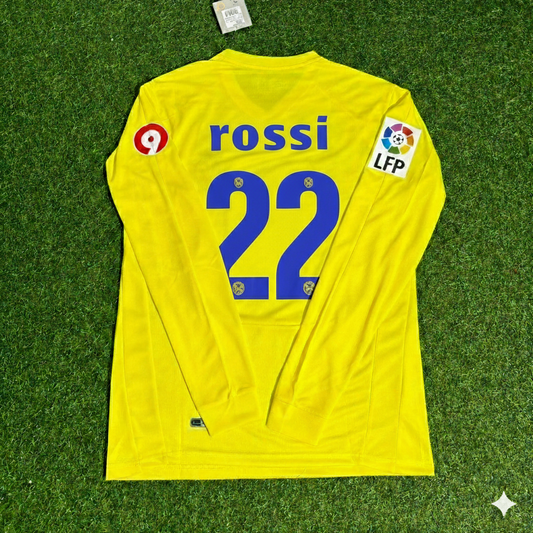 Giuseppe Rossi 22 Villarreal CF 2008/2009 Long Sleeve Retro Football Jersey