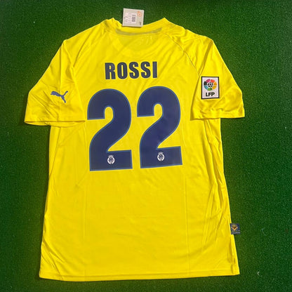 Giuseppe Rossi #22 – Villarreal 2009–2010 Retro Home Soccer Kit Jersey – | Trikot | Maillot - Camiseta Soccer Shirt