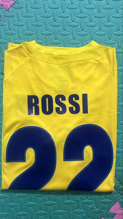 Giuseppe Rossi #22 – Villarreal 2009–2010 Retro Home Soccer Kit Jersey – | Trikot | Maillot - Camiseta Soccer Shirt